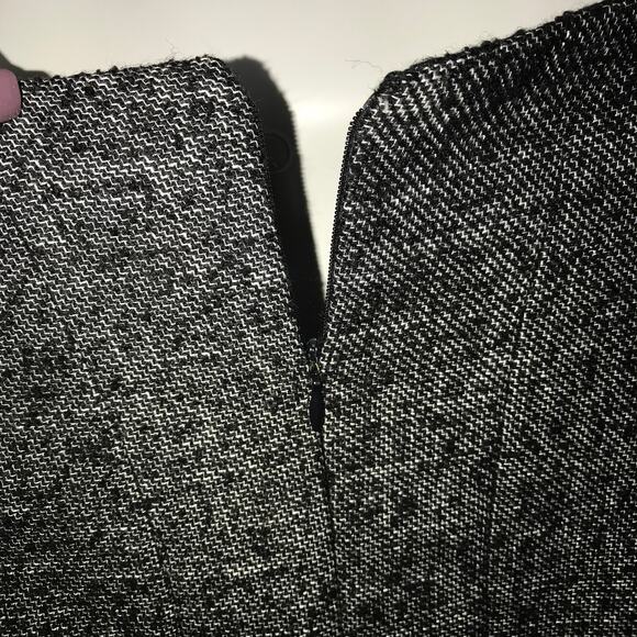 Petite Black White A. Taylor Skirt - Picture 5 of 7